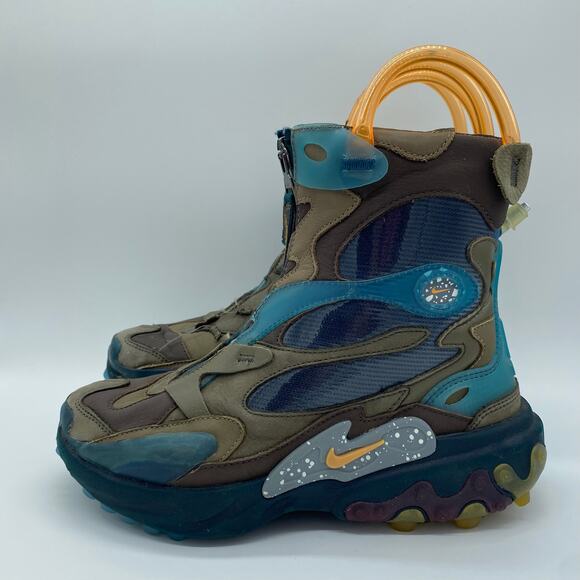 Nike Men's size 5 React Boot Undercover Brown Jun Takahashi Japanese Streetwear - Picture 4 of 12